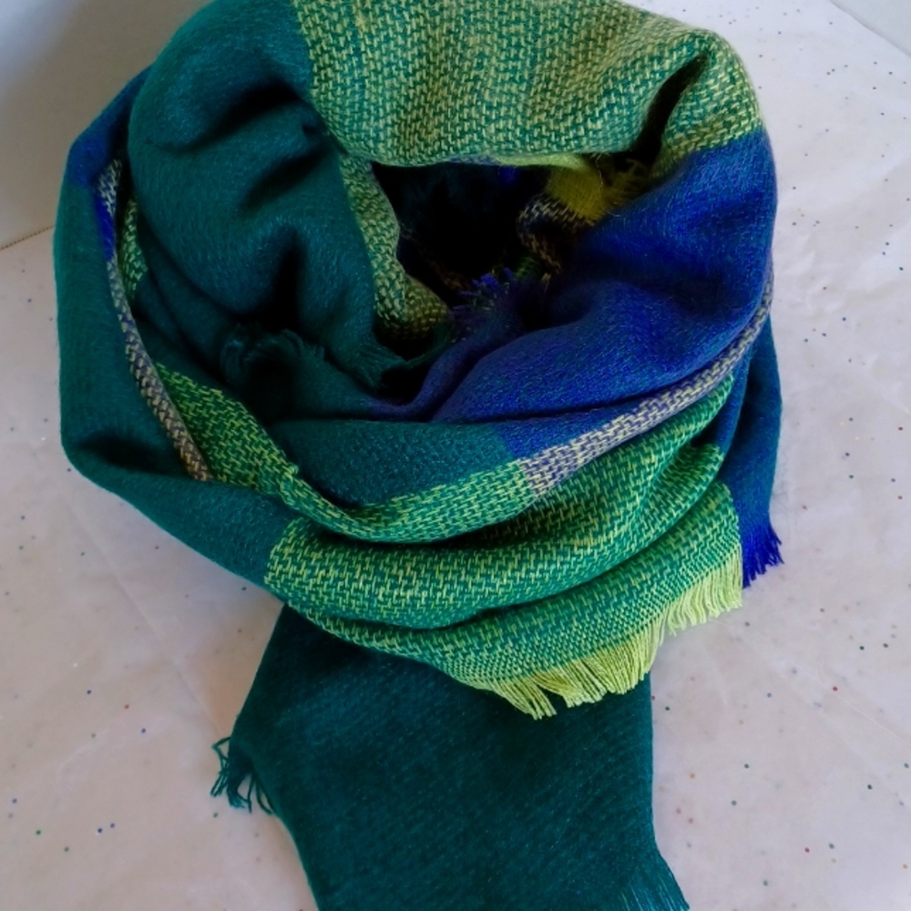 Dimore Blue &Green Scarf